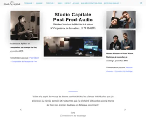 Studiocapitale-Enseignement.com(Studiocapitale Enseignement) Screenshot