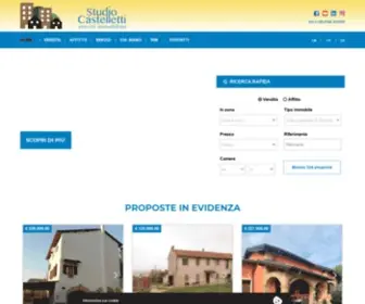 Studiocastelletticasale.it(Agenzia Immobiliare Casale Monferrato) Screenshot