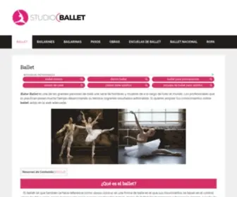 Studiocballet.com(Todo sobre la historia del Ballet y la Danza) Screenshot