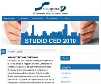 Studioced2010.it(Amministratore di condominio Calabria Reggio Calabria Monasterace) Screenshot