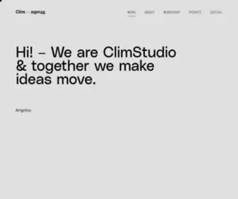 Studioclim.com(Clim Studio) Screenshot