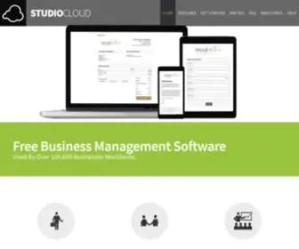 Studiocloud.com(Award Winning Free Business Management Software) Screenshot