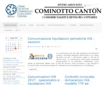 Studiocominottocantoni.it(Studio Cominotto Cantoni) Screenshot