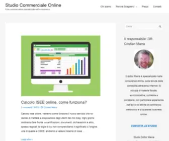 Studiocommercialeonline.it(Commercialista Online Specializzato Ecommerce) Screenshot