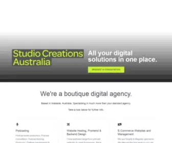 Studiocreations.com.au(Studio Creations Australia) Screenshot