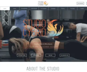 Studiocybrid.com(Studio Cybrid specializes in Cycle Hybrid Workouts) Screenshot
