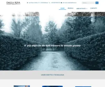 Studiodallariva.it(Studio Legale Dalla Riva) Screenshot