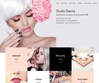 Studiodanna.cz(Kadeřnictví Brno Minská) Screenshot