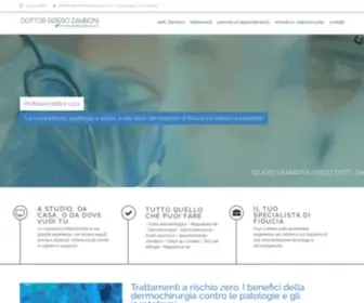 Studiodermatologicozamboni.it(Studio dermatologico Zamboni) Screenshot