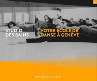 Studiodesbains.ch(Votre école de danse à Genève) Screenshot