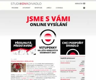 Studiodva.cz(Studio DVA divadlo) Screenshot