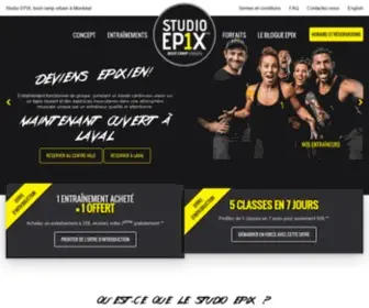 Studioepix.com(Le meilleur bootcamp et programme sportif à Montréal) Screenshot
