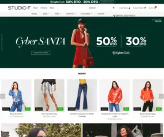 Studiof.com.co(Conoce nuestra última colección de ropa y accesorios para mujer) Screenshot