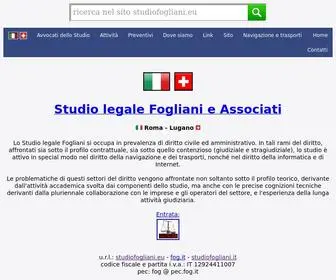 Studiofogliani.eu(Studio legale Fogliani e Associati) Screenshot