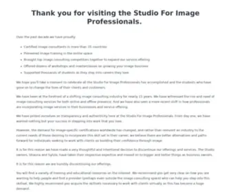 Studioforimageprofessionals.com(The Studio for Image Professionals) Screenshot
