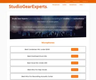 Studiogearexperts.com(Studio Gear Experts) Screenshot