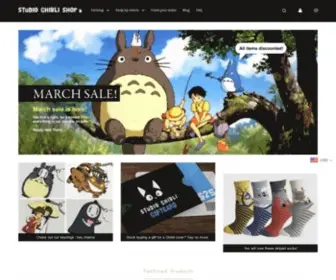 Studioghiblishop.com(Studio Ghibli Shop) Screenshot