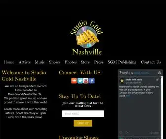 Studiogoldnashville.com(Studio Gold Nashville) Screenshot