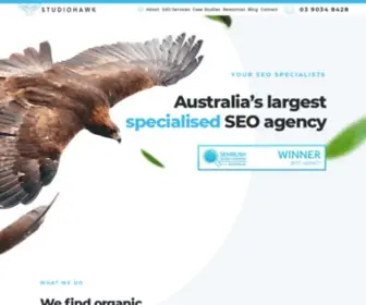 Studiohawk.com.au(Best Global SEO Agency Winner) Screenshot
