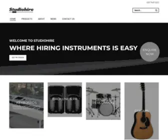 Studiohire.net(Music Equipment Hire Company) Screenshot