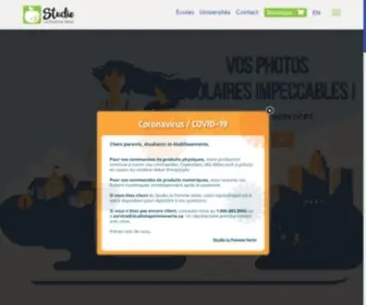 Studiolapommeverte.ca(Studio La Pomme Verte) Screenshot