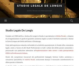 Studiolegaledelongis.it(Studio Legale De Longis) Screenshot