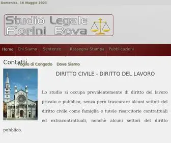 Studiolegalefiorini-Bova.it(Studio Legale Avvocato Fiorini Fabrizio e Avvocato Bova Annalisa) Screenshot