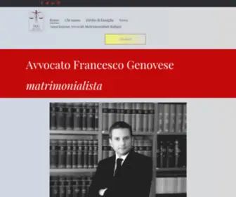 Studiolegalegenovese.it(Studio Legale Avvocato Francesco Genovese Messina) Screenshot