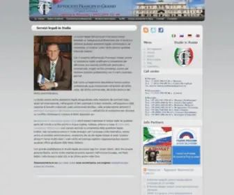 Studiolegalegrasso.net(Servizi legali in Italia) Screenshot