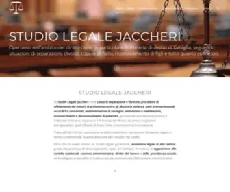 Studiolegalejaccheri.it(Lo Studio legale Jaccheri opera in ambito del diritto civile e penale) Screenshot