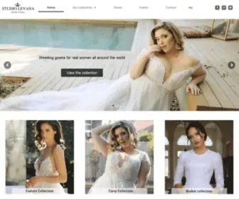 Studiolevana.com(Wedding Dresses for Brides of All Sizes) Screenshot