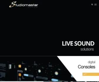 Studiomaster.com(Live Sound Solutions) Screenshot