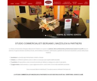 Studiomazzoleni.com(Studio commercialisti Bergamo) Screenshot