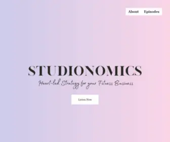 Studionomicspodcast.com(STUDIONOMICS) Screenshot