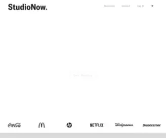 Studionow.com(The World's Largest Content Production Marketplace) Screenshot