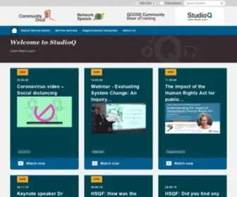 Studioq.org.au(Social Services Sector) Screenshot