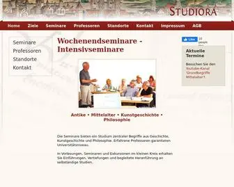 Studiora.de(Seminare) Screenshot