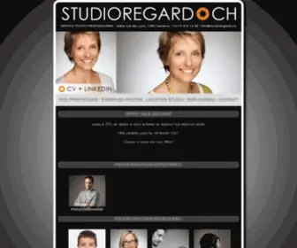 Studioregard.ch(Service photo professionnel pour entreprises et particuliers) Screenshot