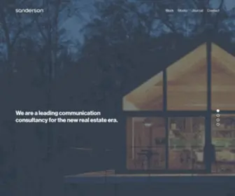 Studiosanderson.com(Studio Sanderson) Screenshot