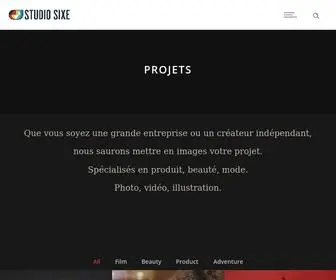 Studiosixe.com(Studio sixe) Screenshot