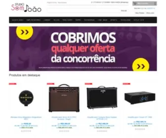 Studiosomjoao.com.br(Instrumentos Musicais e Áudio Profissional) Screenshot
