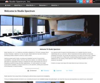 Studiospectrum.com(We have the tools to tell your story) Screenshot