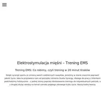 Studiosynergy.pl(Trening EMS w 20 minut) Screenshot