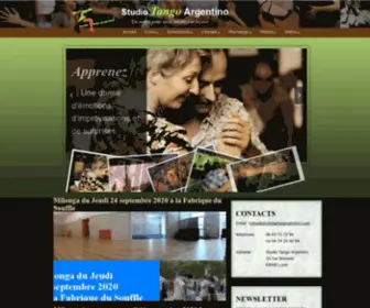 Studiotangoargentino.com(Studio Tango Argentino) Screenshot