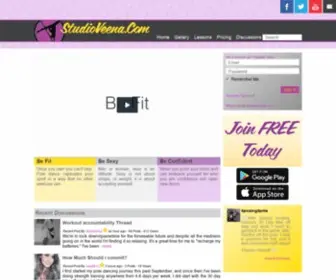 Studioveena.com(Pole Dance Community and Education) Screenshot