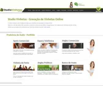 Studiovinhetas.com.br(Studio Vinhetas) Screenshot