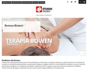 Studioweber.ro(Realizare site Brașov) Screenshot