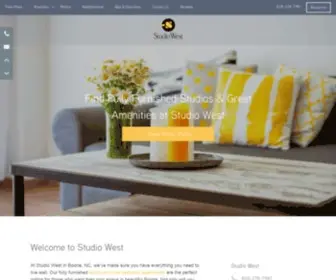 Studiowestapts.com(Boone, NC Student Apartments near Grandview Heights) Screenshot