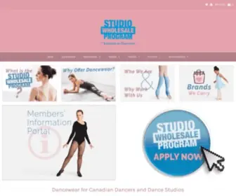 Studiowholesaleprogram.com(Shoes & Dancewear for Dance Schools) Screenshot