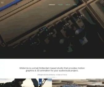 Studiowildernis.nl(Motion Design & 3D Animation in Rotterdam) Screenshot